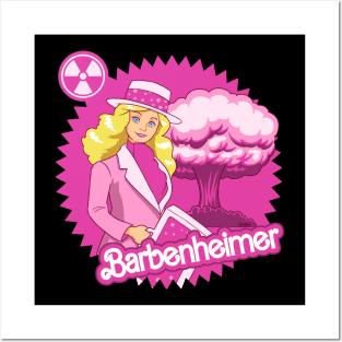Barbenheimer explode Posters and Art
